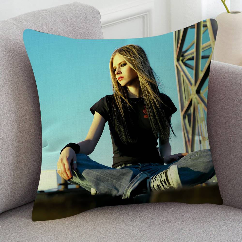 Singer Avril Lavigne Game For Cartoon Print Peripheral Pillow Case Cushion Cover Home Decor Birthday Gift Pillowcover
