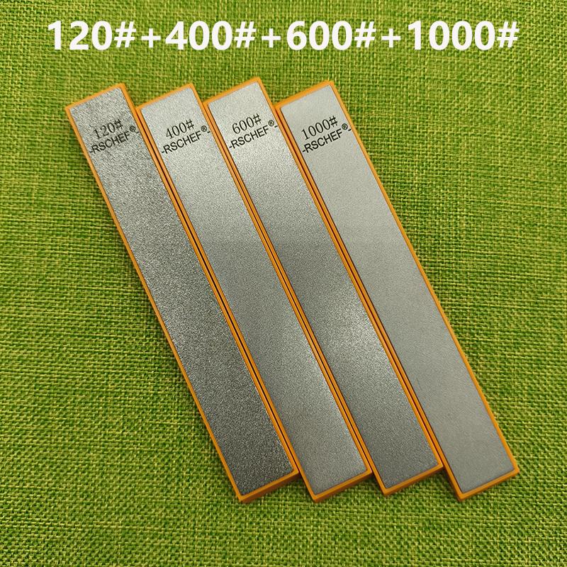 New Orange Base Diamond Whetstone for Knife Sharpener Sharpening Stone Diamond Whetstone Honing Stones Oil Stone SET