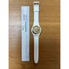 Used [Battery Replaced/warranty Included] Swatch Wristwatch Skeleton White