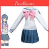 Stylish Sayaka Maizono Danganronpa Anime Uniform Costume Cosplay Suit With Wig