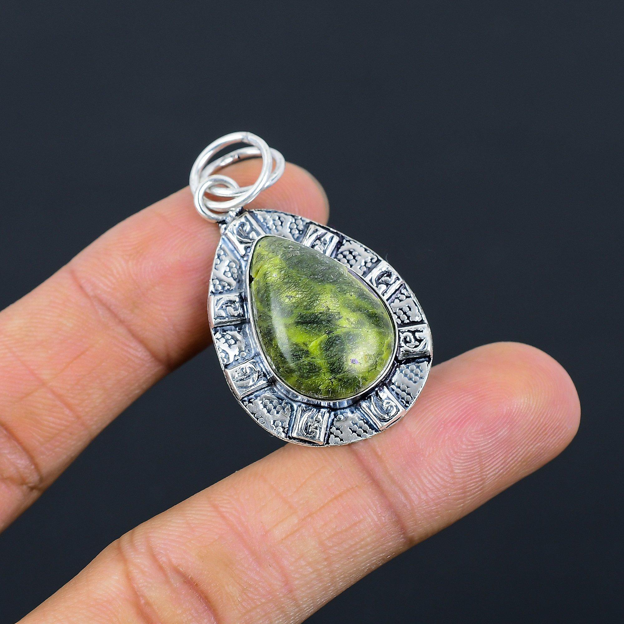 

Natural Atlantisite Anniversary Artisan Daughter Pendant Jewelry Sterling Silver