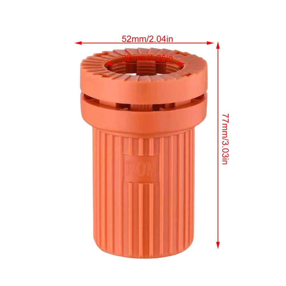 

Faucet Base Fixed Nut Hot And Cold Dish Basin Faucet Anti-Loosening Nut Quick-Release Fast-Installation Fixed Seat оранжевый