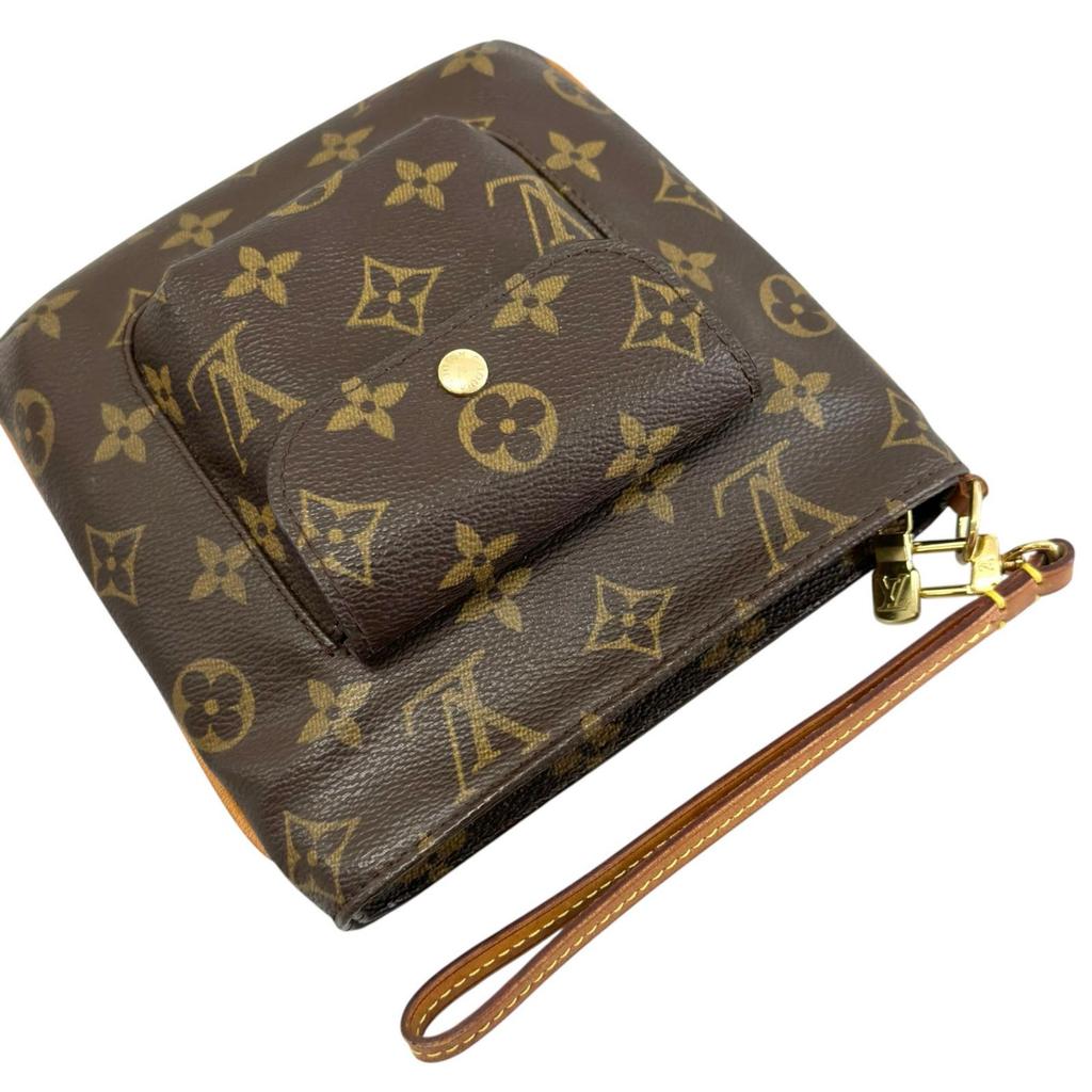 LOUIS VUITTON Partition M51901 Shoulder Bag Brown Women Pouch used