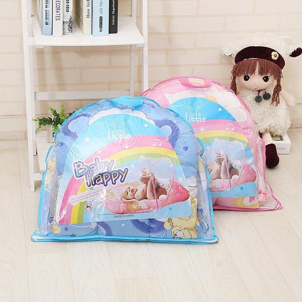 1Pc Portable Foldable Baby Mosquito Net No Installation with Sleep Cushion Pillow Mosquito Net Super Soft Baby Mosquito Net