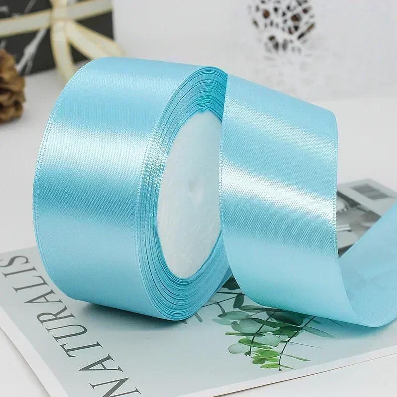 1 Volume 22 Meters Silk Satin Ribbons for Crafts Bow Handmade DIY Gift Wrap Party Wedding Decorative 6/10/15/20/25/40/50mm Tape