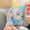 Cute Sousou No Frieren Pillow Cover Sofa Cushion Cover Home Room Decoration Children Gift