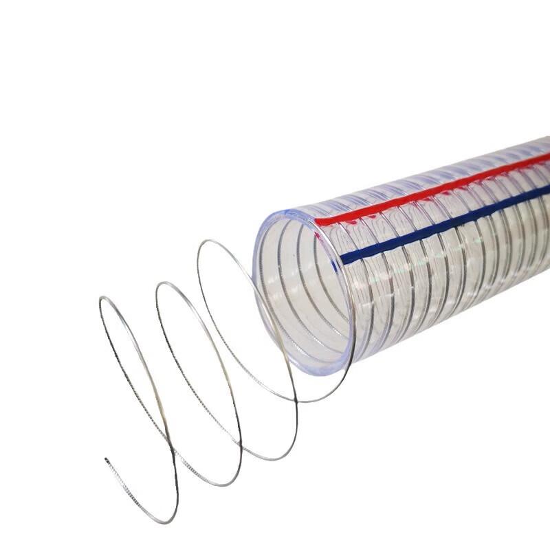 Kaisas Clear PVC Steel Wire Reinforced Water Hose