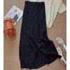 Fish Tail Skirt For Women With Polka Dot Pattern Summer Chiffon High Waist Retro Fashion