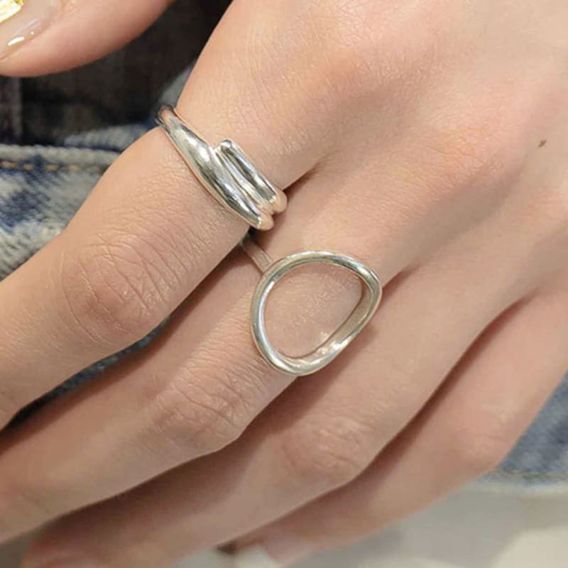 HARANG HR 11R_Round Silver Ring