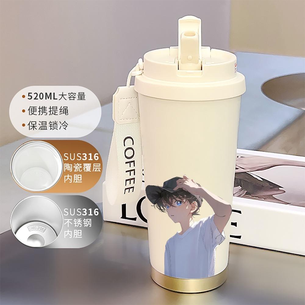 Monster Thief Kidd 111 Stainless Steel Thermos Cup Water Cup Detective Conan Student New Portable Large Capacity