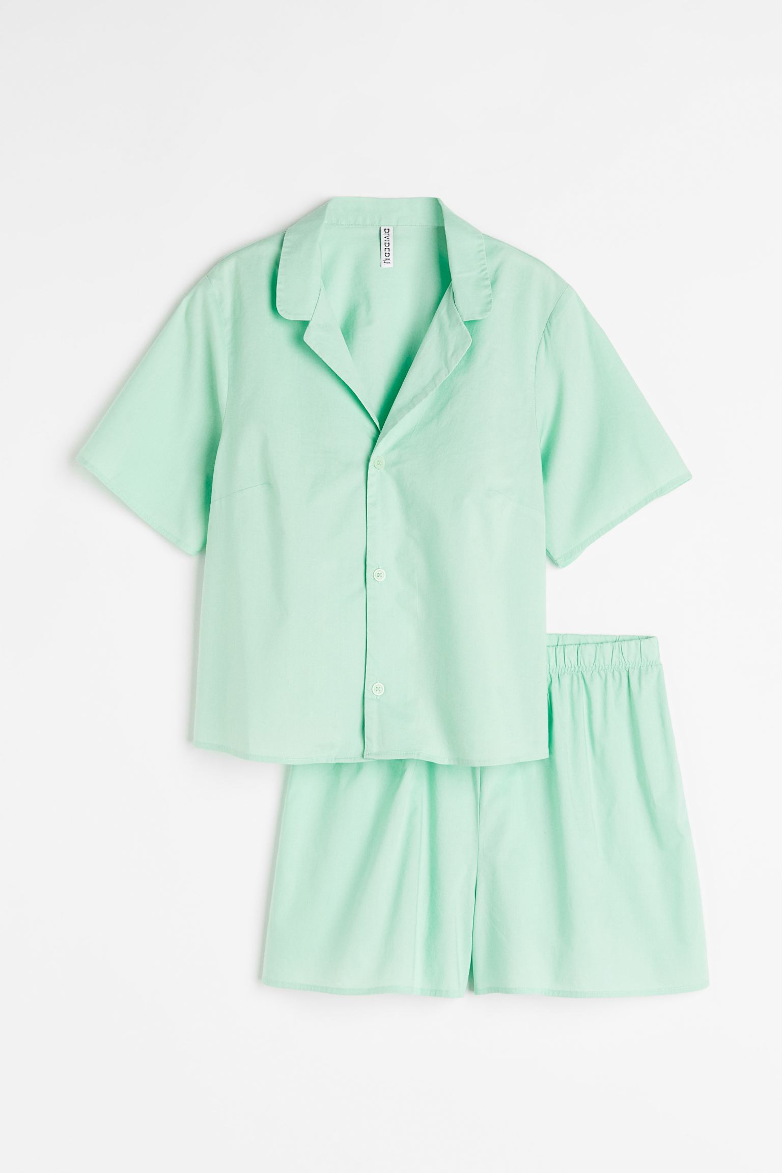 

Cotton pyjama top and shorts