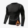 Men's High-Elastic Quick-Dry Sports Tights with Velvet Warmth