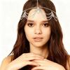 European And American Retro Fringed Hair Accessories, Pearl Chain Headband Fashion Bridal Headgear, Bohemian Ethnic Hair Accessories