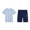 NIKE3BRAND Kids' Moisture-Wicking T-Shirt and Shorts 2-Piece Summer Set
