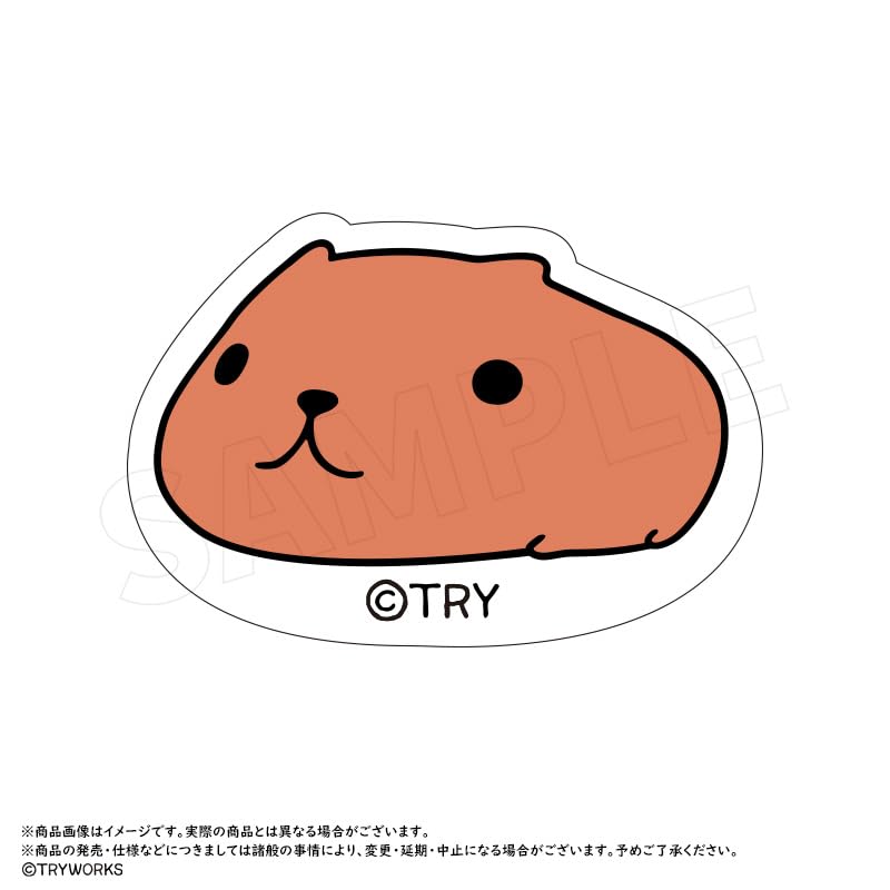 Capybara-san" Trading Acrylic Badges Box of 9