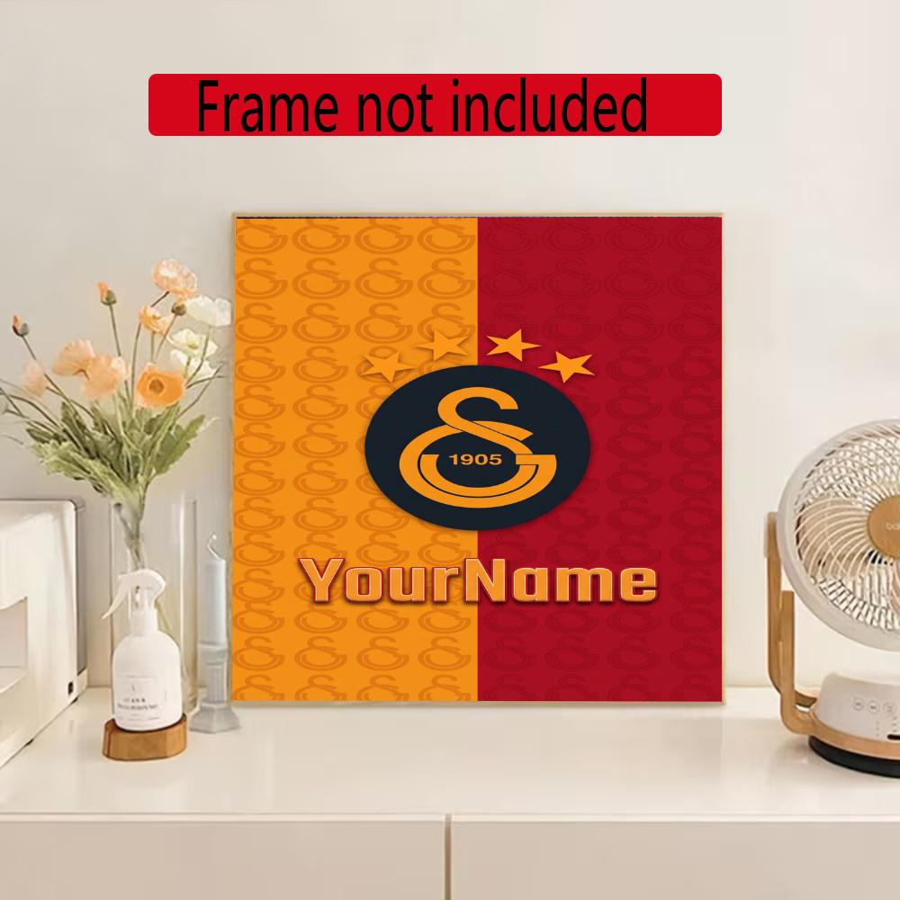 Galatasaray Personalized Name Diamond Paintings Mosaic Wall Round Diamond Art Painting Kits Embroidery Crystal Accessories Frameless