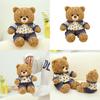Teddy Bear Plush Toy With Short Faux Fur For Girls Birthday Gift