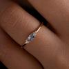 Vintage Trend Oval Set Zirconia Women's Ring Niche  Creative Holiday Party Jewelry Accessories Gifts