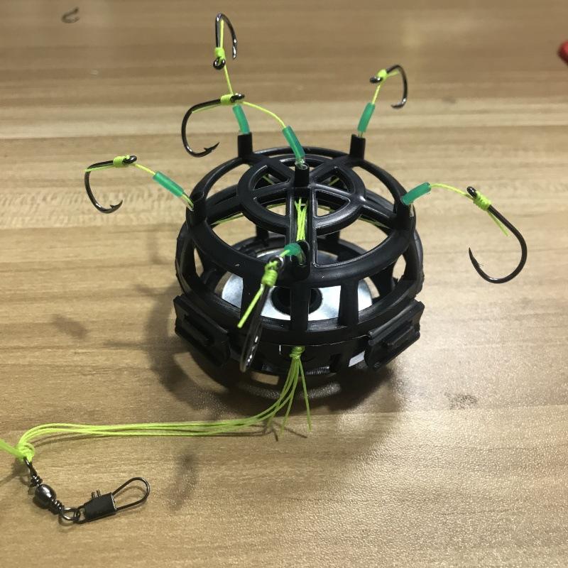 Reverse Bottom Cage Upward Bait Cage Hook Reverse Bottom Fishing Upward Flipping Board Explosion Hook Material Practical Tools