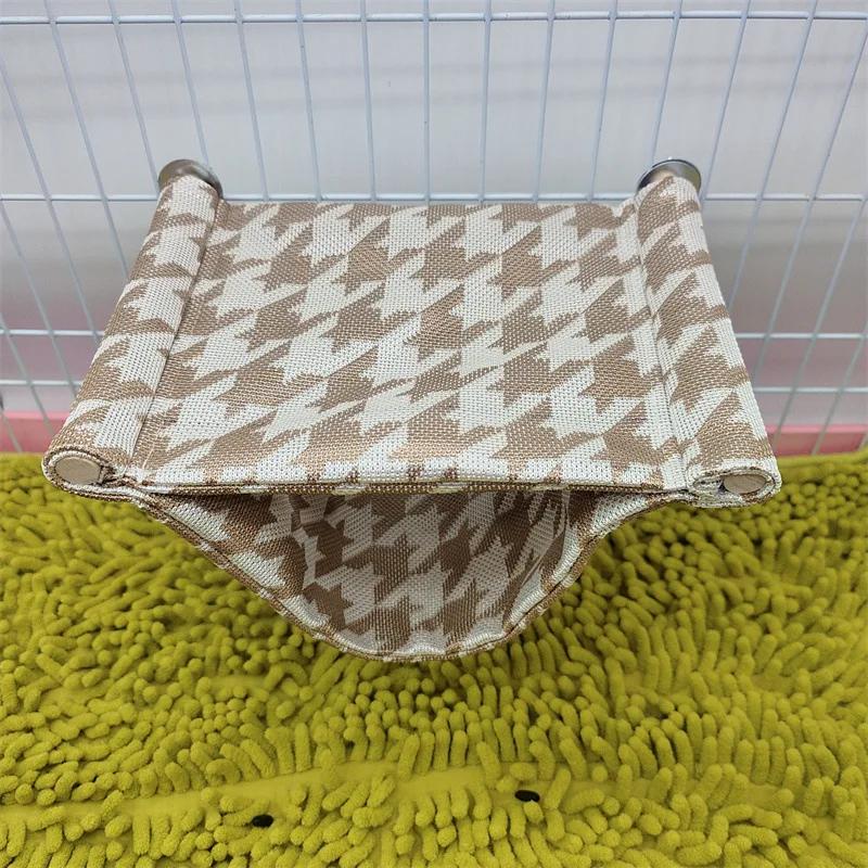 

Большой гамак для мелких животных, двухслойный летний холодный коврик, кровать для морской свинки, домик для хомяка, спальный мешок, подвесные кровати на дереве 24x18m кофейный