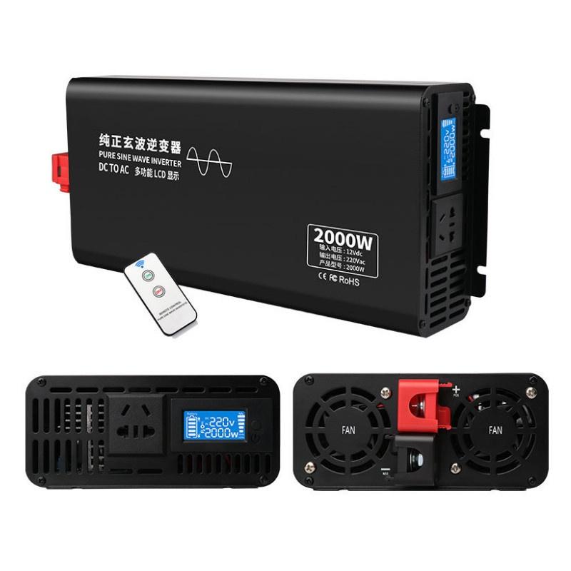 High Power Pure Sine Wave Inverter Portable Car Converter Universal Power Supply Voltage Transformer