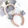 Japanese Style Cute Plush Reindeer Antlers Headband for Autumn/Winter, Perfect for Christmas, Face Washing & Hair Holding