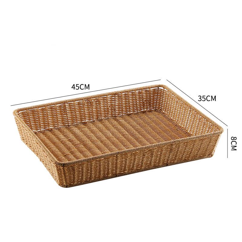 Imitation Rattan Display Basket