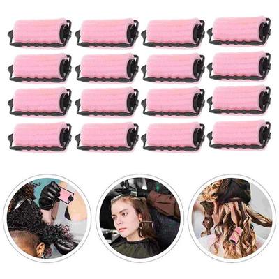 16 Pcs Lazy Sponge Curler Set for Women DIY Hair Styling Tool Wave Curler No Harm Hair Iron Fluffy Banger Curler Foam Hair Roller Heatless Hair Curls