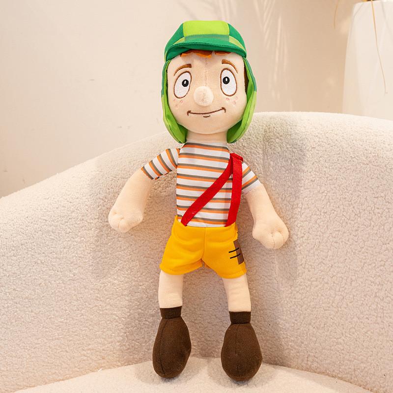 

Плюшевая кукла для детей El Chavo с одеждой и аксессуарами для дней рождений и подарков 27cm зелёный