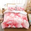 Sada povlečení na přikrývku s růžovou růží Romantický motiv Valentýna Dárková sada povlečení ke Dni matek Queen King Size Polyester Povlak