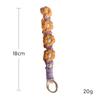 Flower Keychain Hand Woven Daisy Bracelet Pendant Bohemian Style Charm for Phone Bag Backpack Fashion Gift