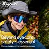 SCVCN Kinder Sportbrille Kinder Rennrad Radsport Brillen Photochrome UV400 Schutzbrillen Outdoor Radfahren Teenager Sonnenbrillen