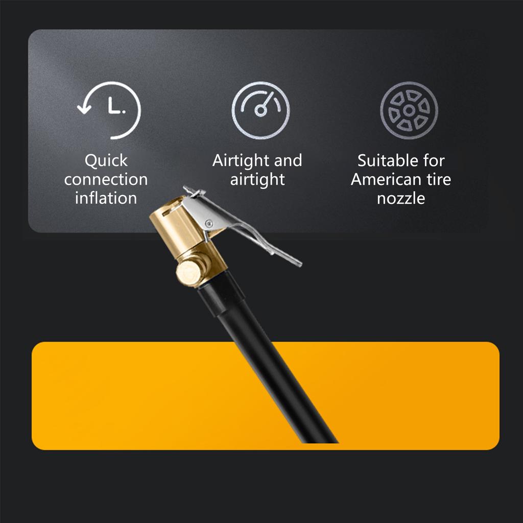 Furtun de prelungire pentru pompă de aer Tub de umflator de aer extins Furtun pentru gură gonflabilă Tub pentru pompă pentru mașină, motociclete, scuter