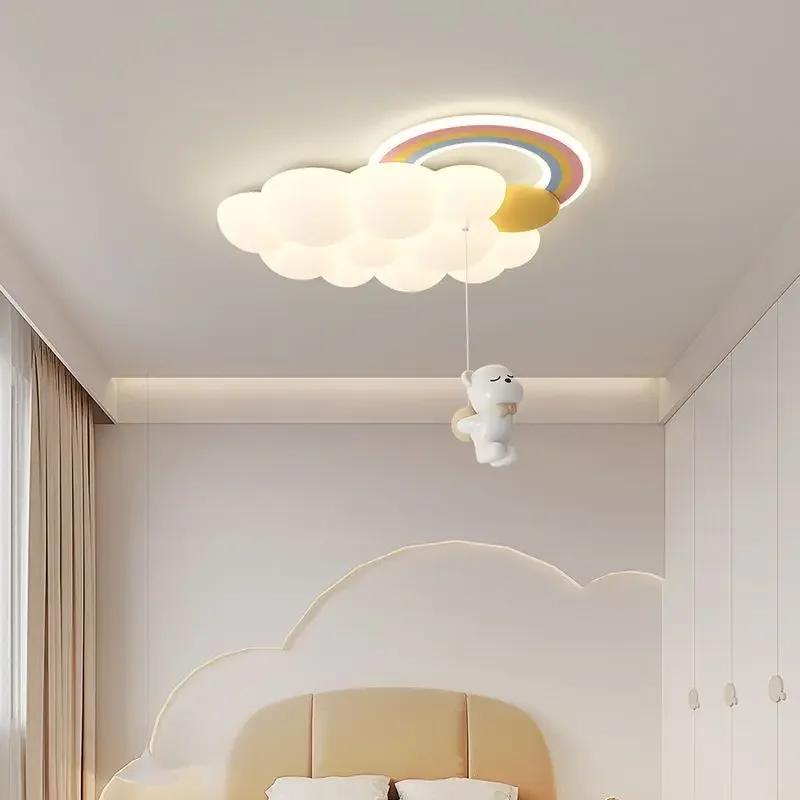 Nordic Cloud Child Stylish Ceiling Lights for Girl Bedroom Nursery Children's Room Chandelier Home Decor Lighting Luster Fixture