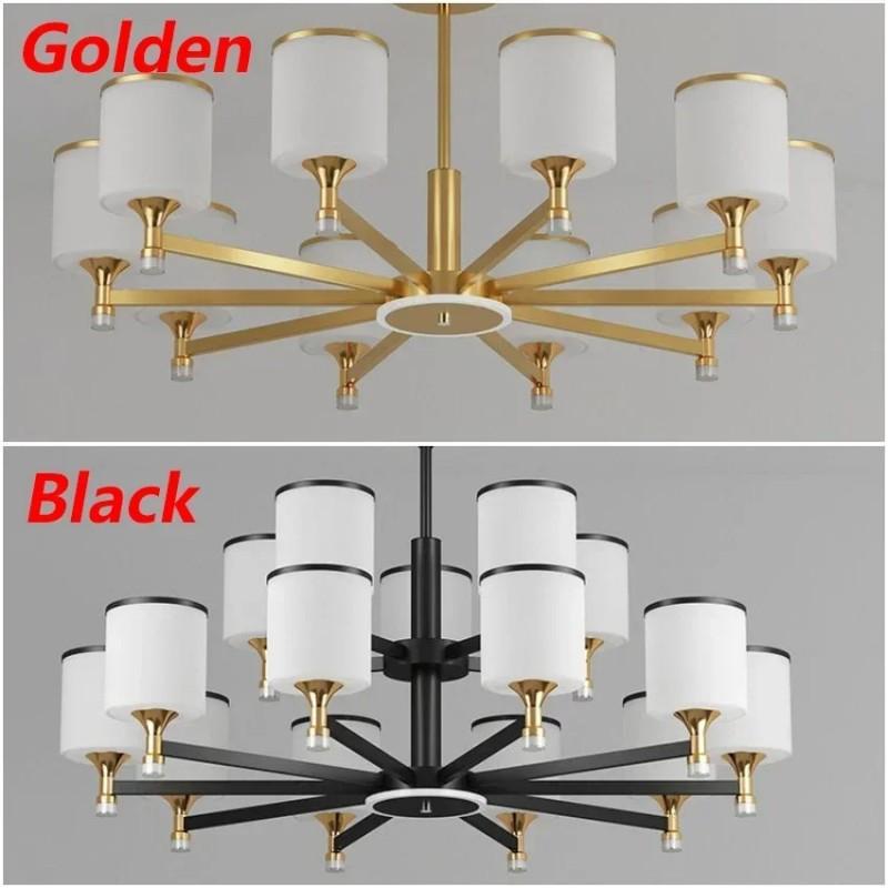 New Style Living Room Chandelier Modern Simple Light Luxury Atmosphere Home Bedroom Restaurant Nordic Set Lamp