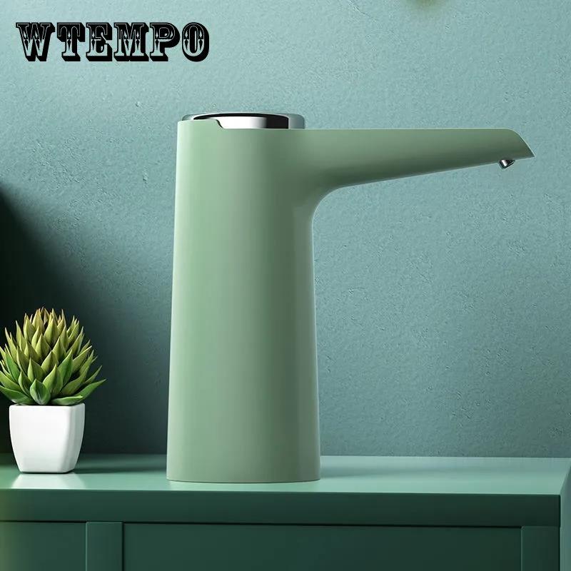 

Диспенсер для бутилированной воды Диспенсер для воды Диспенсер для воды Электрический насос для питьевой воды Бытовое автоматическое всасывающее устройство для минеральной воды синий