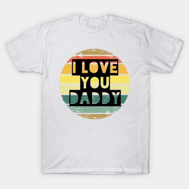 

Unisex Fashion TShirt I Love You Daddy Print TShirt Plus Size S-5XL T-Shirt 100%Cotton Tops O Neck Short Sleeve Tees 4XL білий