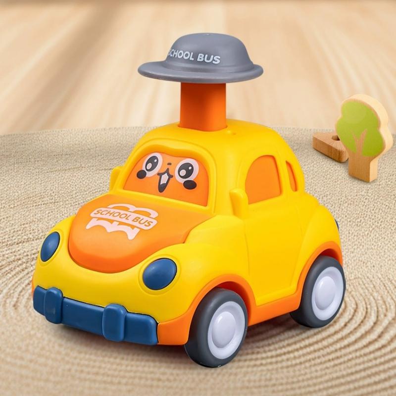 Mașină cu împingere pentru copii, băiat și fată, jucărie cu inerție de tragere înapoi, jucărie pentru copii, autobuz școlar, grădiniță