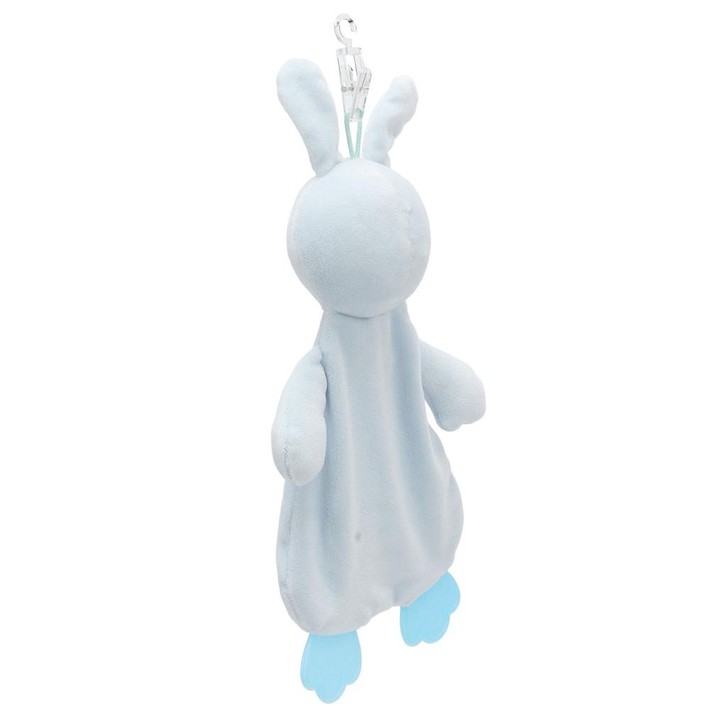 Baby Kuscheldecke Niedlich Weich Leuchtende Farben Multifunktionelles Säuglings-Kuscheltuch für Baby über 3 Monate Blauer Hase