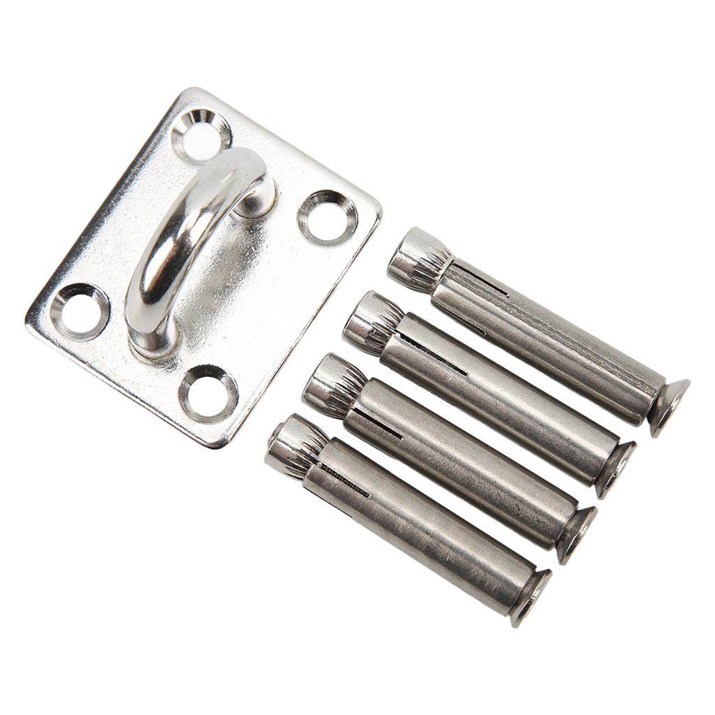 Hammock Hanger Ceiling Mount Bracket Suspension Hook Square Door Buckle 250kg Bearing for Indoor