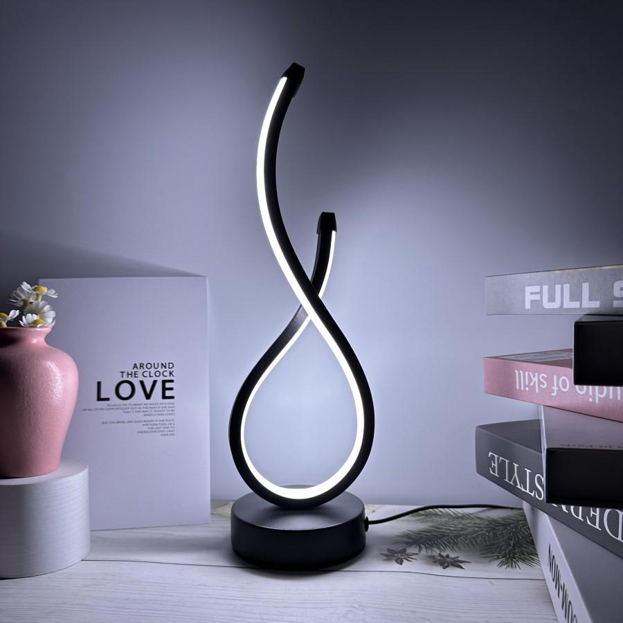 2025 LED Desk Lamp: Bedroom & Bedside Night Light with Three-Color Dimming & 36 Colorful Modes for Creative Spaces