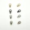 Zinc Alloy Ear Buckle Monk Head Ring with Nipple Stud for Phone Cases