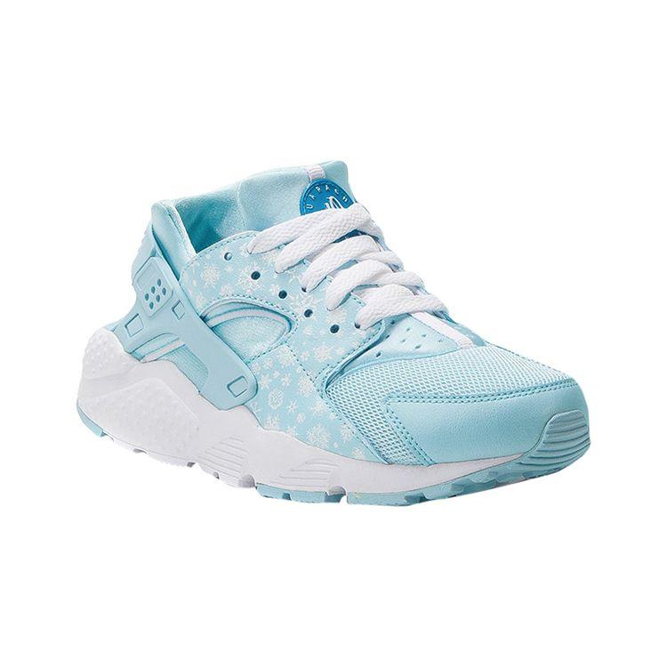 Nike Huarache Run Print GS Blue Lagoon Kids Sneakers Copa White-Blue-Lagoon 704946-401