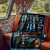 Princess Crown 18Th Birthday Blanket Personalized Name Soft Comfortable Stylish Blanket Car Blanket Perfect For Travel Camping Outdoor Home Suitable