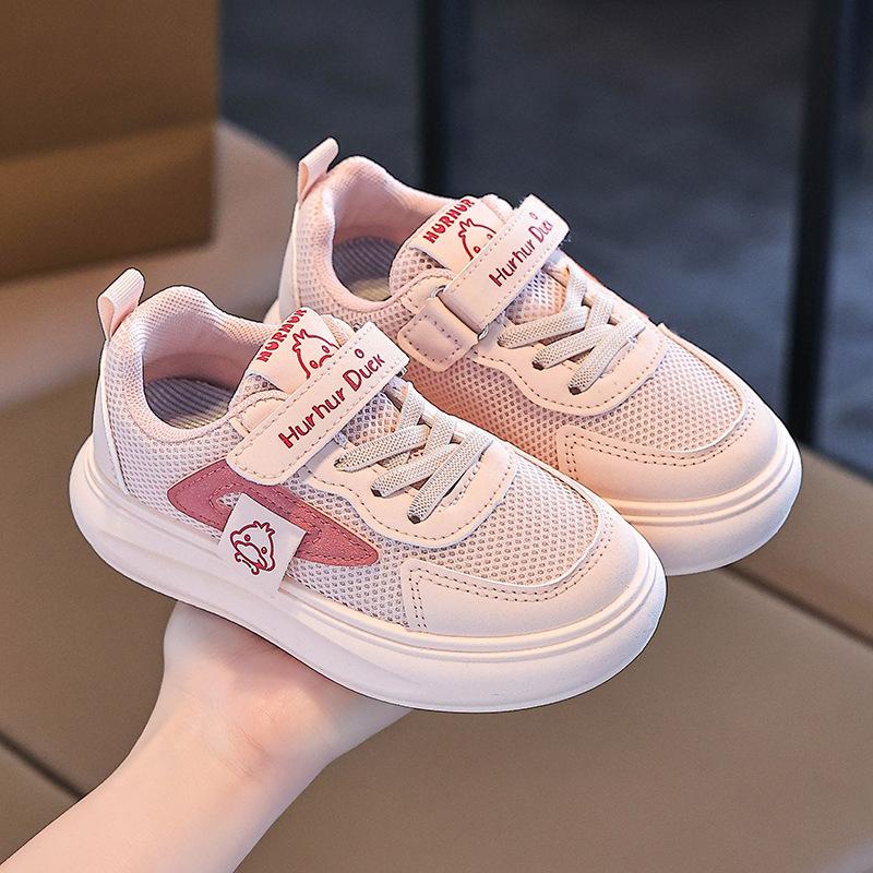 Little white shoes children's sports shoes soft-soled girls' shoes new spring and summer school boys' casual shoes white classmate