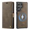 AUTSPACE A05 For Samsung Galaxy S24 Ultra Case Wallet Stand Detachable Leather Magnetic Phone Cover