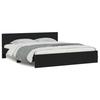 VidaXL Bed Frame with Headboard Black 200x200 Cm 3207456