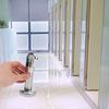 4 Stück Edelstahl Toilettentrennwand Fuß Stabil Badezimmer Stützfuß Toiletten Trennwand Beschläge Öffentliche Zubehörteile