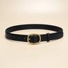 New Women's Belt Double-sided Genuine Leather Classic Versatile Decoration Simple Pin Buckle Belt High Quality Belt for Women