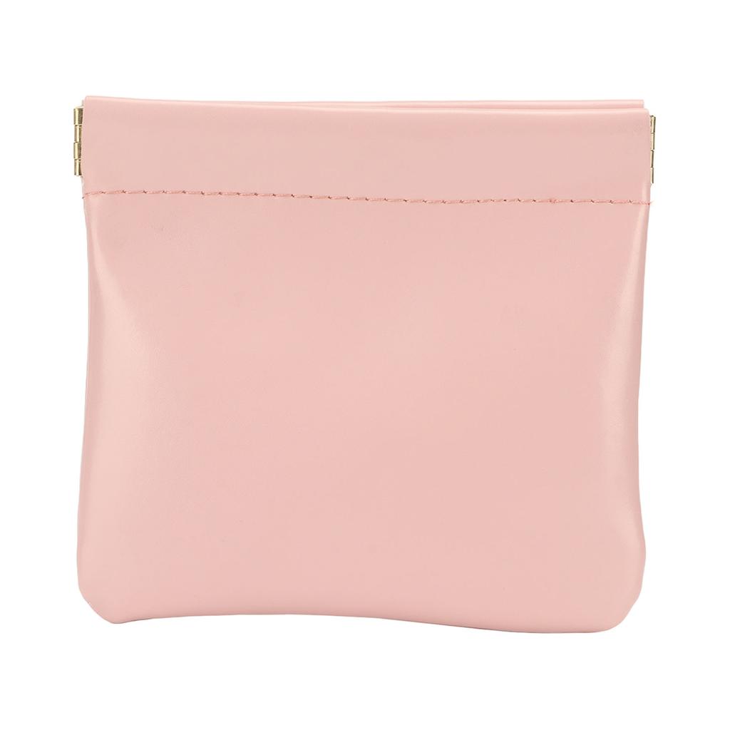 Lipstick Bag PU Leather Waterproof Automatic Closure Portable Cosmetic Bag for Travel Outing